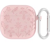 Transparent Protective Case Cover Shockproof TPU Soft Skin Case Cover with Carabiner Transparent Case for Apple Airpods 4 (2024)