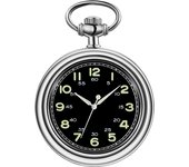 New classic retro luminous straight plate uncovered double Arabic numeral mechanical pocket watch suitable for men and women