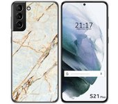Tumundosmartphone Funda Gel Tpu para Samsung Galaxy S21+ Plus 5G diseño Mármol 13 Dibujos