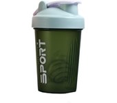 Botella de batido multifunción de 400ml, muy adecuada para agua potable de proteína de suero en polvo, gimnasio,