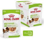 12 x 85 g | Royal Canin Comida Húmeda X-Small Adult Pouch para Perros