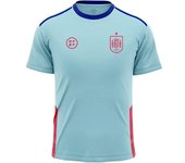Camiseta de Entreno de la Selección Española de Fútbol - 100% Poliester Transpirable - Equipación España 2024 - Equipación Selección Española Adulto - Color Azul - Talla XS