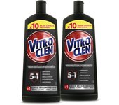 Vitroclen - Limpiador de Vitrocerámica Crema, Pack 2x450 ml, Limpieza Profunda, Desengrasante, Brillo Superior