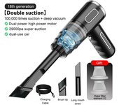 Aspiradora inalámbrica de Mano para Coche, aspirador de succión Potto de 29000Pa, receptor de Polvo, aspirador de aire para el hogar