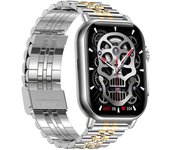 Reloj inteligente popular con llamadas, podómetro, monitorización de la frecuencia cardíaca y la presión arterial, reloj multifunción para deportes al aire libre.