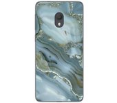 Tumundosmartphone Funda Gel Tpu para Alcatel 1C 2019 diseño Mármol 09 Dibujos