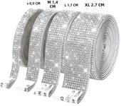 1 Yard Crystal Diamond Sticker Rhinestone Strip Sheet Self Self Adhesive Ribbon DIY Handmade Arts Crafts Car Phone Decoration