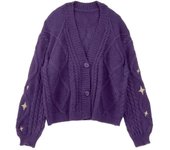 Evermore Cardigan Taylor Version Green Vine Embroidered Button Down Cable Knit Sweater Women Fall Winter Vintage Outfit