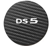 2 PCS Carbon Fiber PU Leather Water Cup Holder Pads For Citroen DS SPIRIT DS DS3 DS4 DS5 DS6 DS7 DS9 Auto Interior Accessories