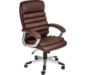 Tectake - Silla de oficina PAUL | Basculante | Base en forma de estrella con 5 ruedas para mayor estabilidad | Ergonómico y con diseño exclusivo
