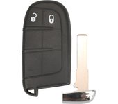 jingyuqin SIP22 Blade Remote Smart Key Shell Replacement for Fiat 500 500L 500X Toro 2016 2017 2018 2019 Car Key Case 3/4/5 BTN