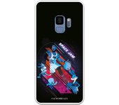 Funda original compatible con Samsung Galaxy S9 - Space Jam Fondo Negro