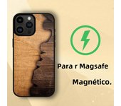 Wood Texture Art Phone Case For iPhone 15 14 13 12 11 Pro Max Plus Phone Wireless Magnetic Magsafe Charging Shell