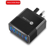 55W Fast Charging Charger 6Ports USB Type C Charger For Samsung A23 S23 iPhone 15 14 Xiaomi Tablet Portable Wall Mobile Charger