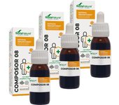 Pack 3x Composor 8 Siglo XXI Echina Soria Natural, 50 ml