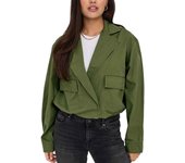 Chaqueta Only Pamala verde militar para mujer