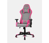DRIFT DR90 PRO Silla para videojuegos de PC Asiento acolchado Gris, Rosa