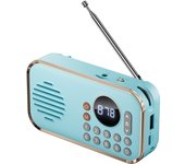 Altavoz Bluetooth estéreo inalámbrico con función de radio multibanda HIFI soporte de sonido BT USB TF Mini portátil con Super Bass