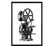 Nacnic Lámina De Proyector. Posters Con Objetos Vintage.