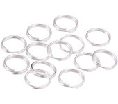 50-200pcs/lot 4 6 8 10 12 mm Open Jump Rings Double Loops Gold Color Split Rings Connectors For Jewelry Making Supplies DiY