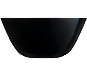 Luminarc Zelie Negro - Ensaladera de Vidrio 24CM - Negro Brillo - Fabricado en Francia