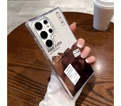 Coffee Phone Case For Samsung Galaxy S25 Ultra Funda S24 Plus S23 S22 S2S S20 FE Transparent Shockproof Soft Silicon Cover Coque