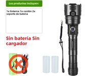 600W High Power LED Flashlight Rechargeable USB Torch Light Long Range 5500M Zoom Flashlight Hunting Fishing Lantern Work Light
