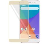 Cristal templado compatible con XIAOMI MI A1 ⋆ MI 5X ⋆ Borde dorado ⋆ Protector de pantalla ⋆ Alta dureza ⋆ Claridad y resistencia ⋆ Instalación sencilla ⋆ Envío desde España
