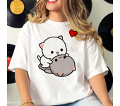 Bubu And Dudu t shirt women comic t-shirts girl y2k funny Japanese clothing