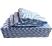 Paño de cocina, toallas, Paño para platos, paño J, paño de limpieza reutilizable, paños para platos resistentes, paño para platos, cocina reutilizable, ropa J, 60 unidades, 11,9 "x 23,7", azul absorbente, secado rápido
