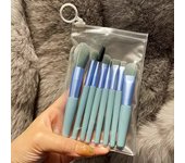 13purpleflower holly leaf makeup brush suit soft hair face powder highlight blush brush eye shadow brush full set of beauty tool