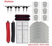 For Roborock S8 S8 Pro Ultra S8+ robot Vacuum Cleaner mop Choth vacuum bag Accessories Side Brush Filter Replaceable Spare Parts