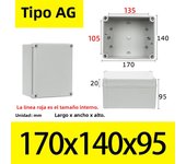 AG Type Waterproof DIY Housing Instrument Case ABS Plastic Project Box Storage Case Enclosure Boxes Electronic Supplies