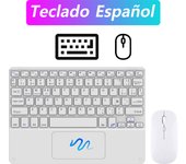 CASEPOKE Bluetooth Keyboard For Tablet Smart Phone Wireless Touchpad Keyboard For IOS Android Windows For iPad Keyboard Mouse