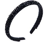 Korean Version Slim Edged Crystal Hair Band For Women's Fashion Super Flash Headband