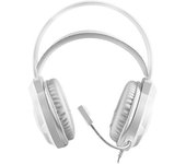 Mars Gaming - MH124, Auriculares Gaming FRGB Rainbow, Diseño Ergonómico, Micrófono Flexible, Control de Volumen, Cascos - MH124W MH124W