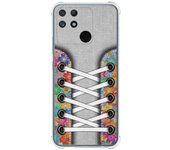 Funda Silicona Antigolpes para Realme Narzo 50A diseño Zapatillas 04 Dibujos
