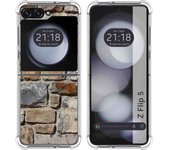 Funda Silicona para Samsung Galaxy Z Flip 5 5G diseño Ladrillo 03 Dibujos