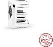 New 100% Real 925 Sterling Silver Letter Alphabet A-Z Charm Beads Fit Original Pandora Charms Bracelet Pendant Women DIY Jewelry