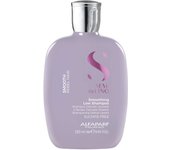 Alfaparf semi di lino smooth smoothing low champú 250 ml, el champú suave semi di lino limpia y alisa suavemente el cabello.
