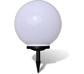 vidaXL Lámpara de Suelo de Jardín Forma de Bola Luz LED Energía Solar Dimensiones 40 cm, 50 cm