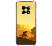 Tumundosmartphone Funda Silicona Antigolpes para Realme 12 5G / 12x 5G diseño Ciclista Dibujos