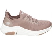 SKECHERS | Zapatillas Skechers BOBS Sport Sparrow Flex Instant Clout para Mujer – Deportivas con Cuña en Color Beige – Sneakers con Cordones – Memory Foam – Apto para Lavadora – Vegan – Modelo 117580-CLAY