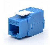 PRESA KEYSTONE WP CAT.6A UTP, TOOLLESS, COLOR AZUL
