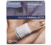 Farmalastic Innova Muñequera Velcro Blanco T.P/M