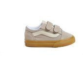 Zapatilla Baby Vans Old Skool V Gris Caramelo