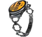 20mm Chain Stainless Steel Strap for Samsung Galaxy Watch 7 6 5 4 40mm 44mm Womens Band for Huawei GT3 Pro 43mm GT2 42mm Cute