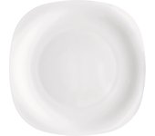 Bormioli BAJOPLATO FUENTE PARMA 31X31 CM - Vajilla de Vidrio de Uso Diario - Elegante Diseño
