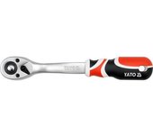 Yato YT-0732 llave de carraca Acero cromo vanadio 12.7 mm Negro, Rojo