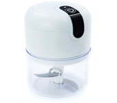 Mini Picadora de Alimentos Recargable USB | Cuchilla de Acero Inoxidable | Capacidad 250ml | Fácil de Usar